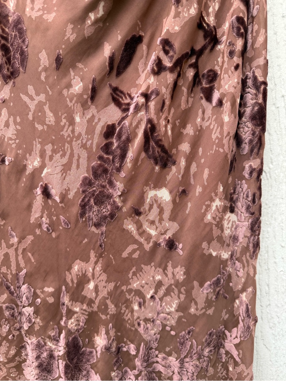Zara Halter Open Back Velvet Brown Maxi Dress NWT Size Large - Picture 3 of 7